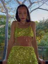 Load image into Gallery viewer, GREEN SKIRT SET