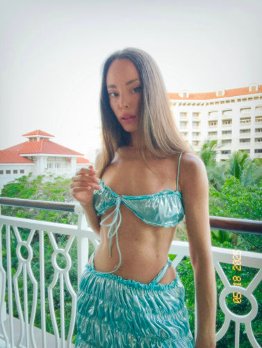 BABY BLUE METALLIC SET