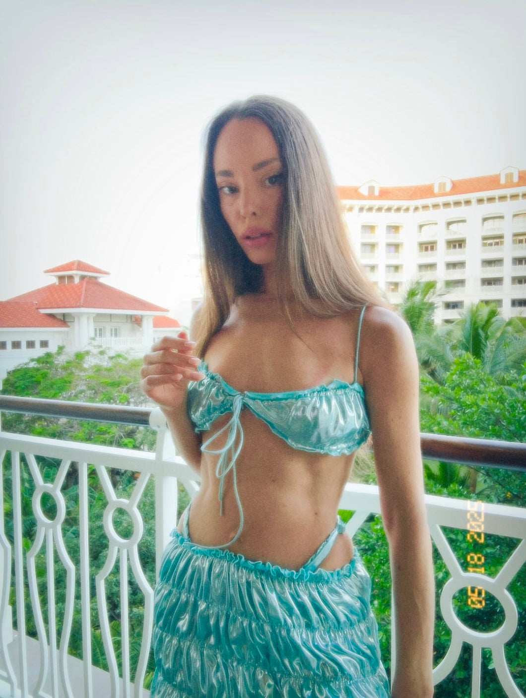 BABY BLUE METALLIC SET