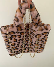 Load image into Gallery viewer, CHEETAH PRINT FAUX FUR BAGS