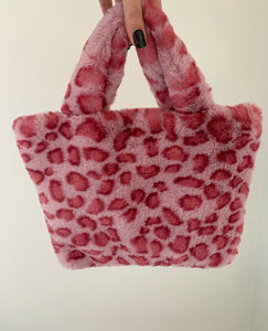 CHEETAH PRINT FAUX FUR BAGS