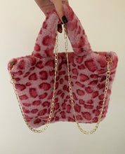 Load image into Gallery viewer, CHEETAH PRINT FAUX FUR BAGS